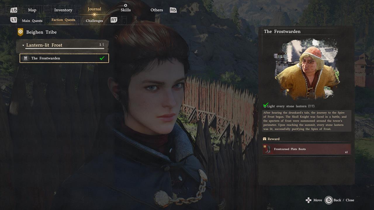 Journal and Help menus in Crimson Desert