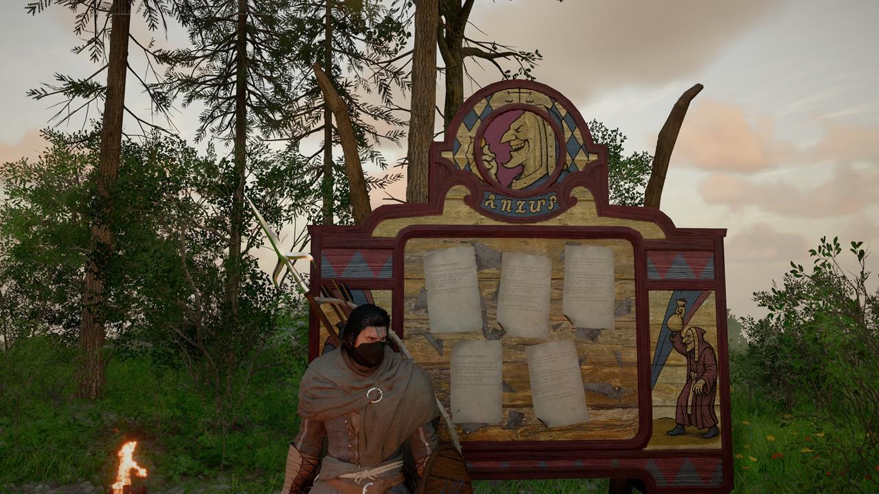 Interacting with townsfolk and committing crimes in Hernand