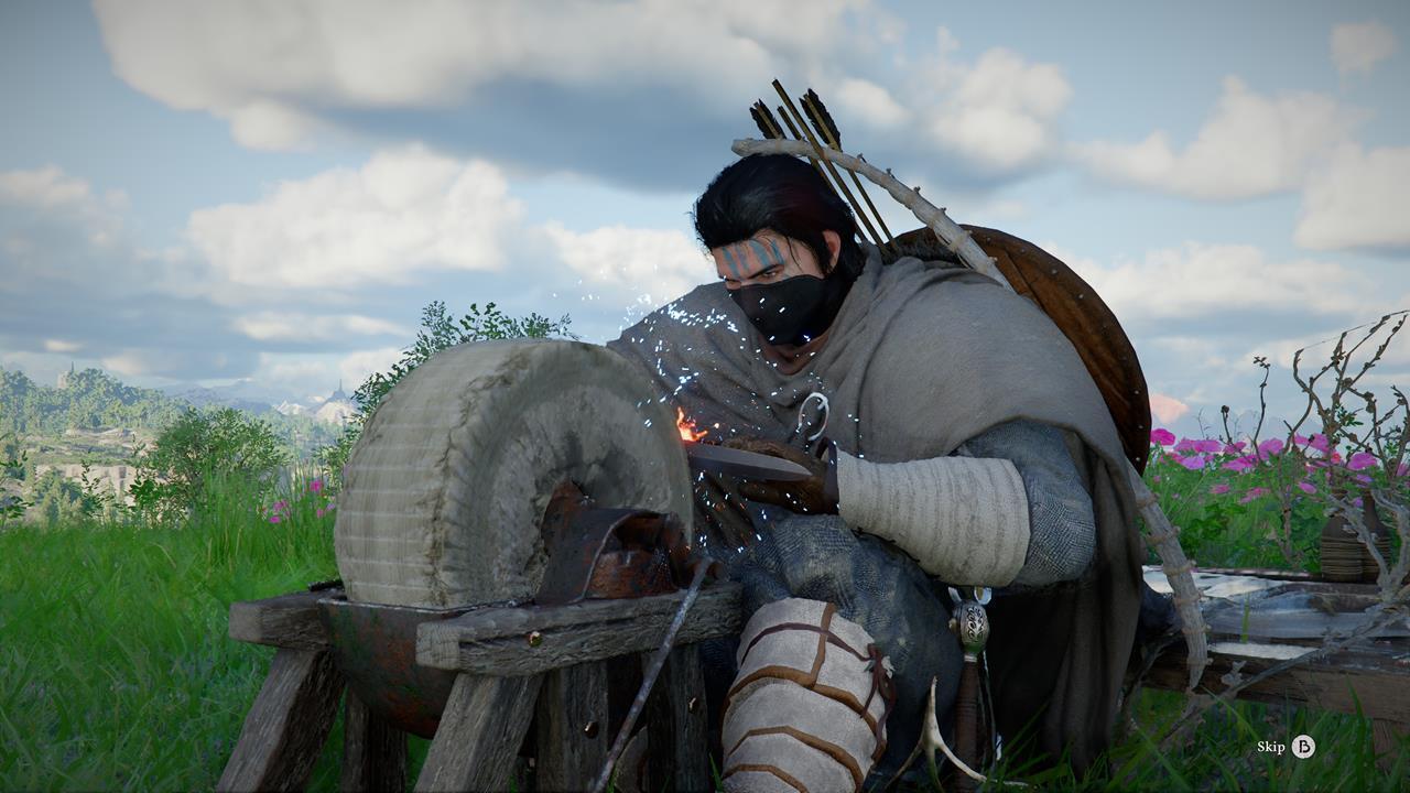 Grindstones and anvils for temporary buffs in Crimson Desert